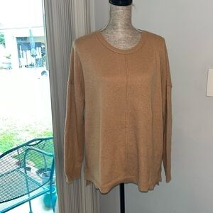 MAGASCHONI WOMAN 100% cashmere scoop neck sweater size Large